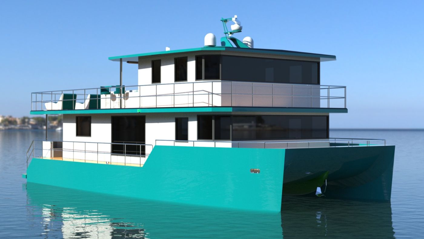 морской хаусбот Sea Voyager 18