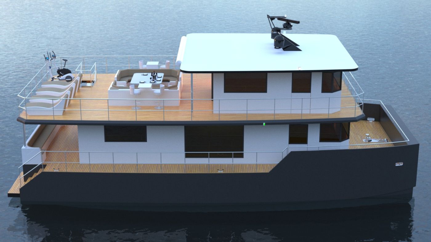 Морской хаусбот Sea Voyager 19