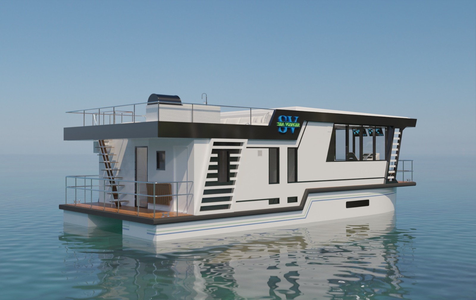 морской катамаран Sea Voyager 13