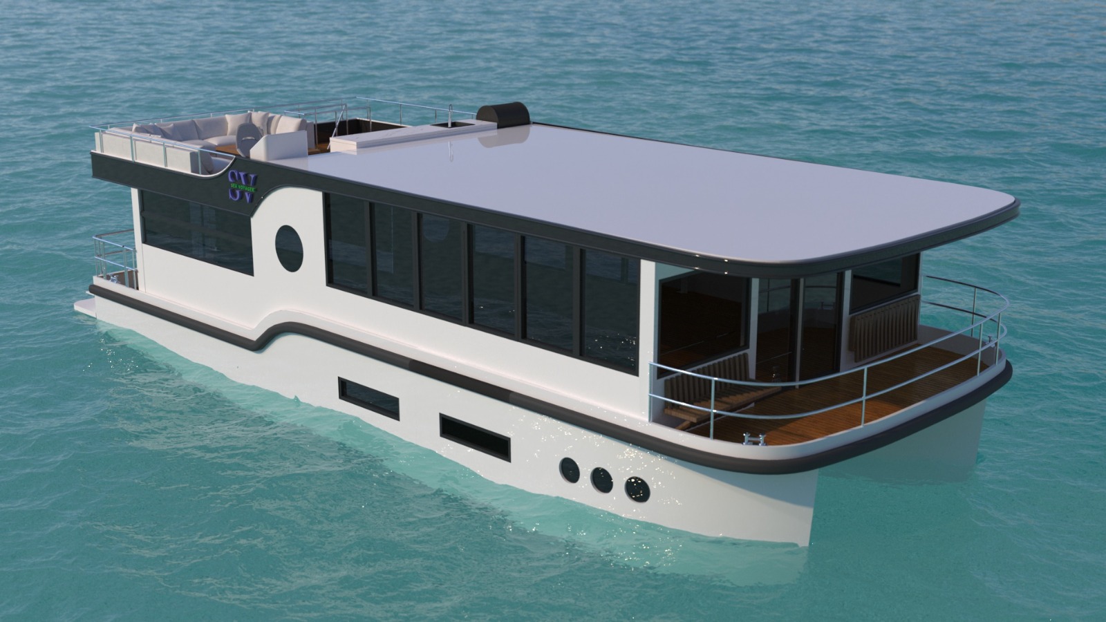 Морской хаусбот Sea Voyager 15